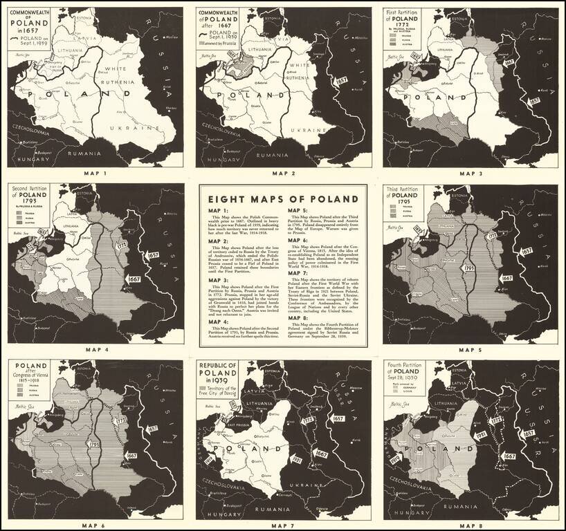 Eight Maps of Poland