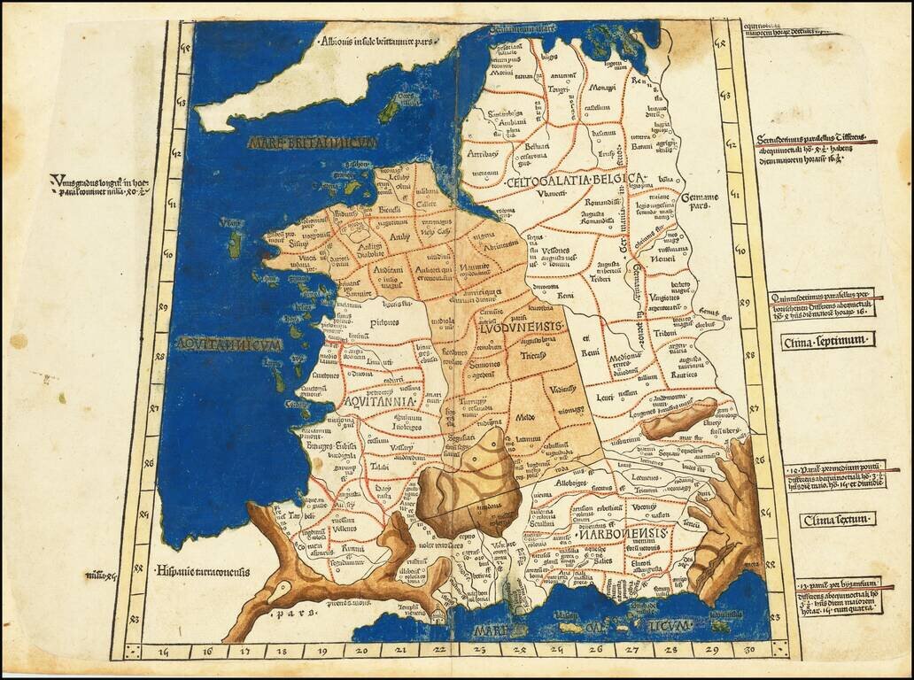 [France] Tertia Europa Tabula