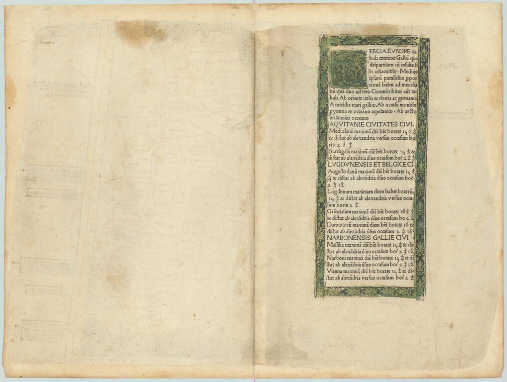 [France] Tertia Europa Tabula