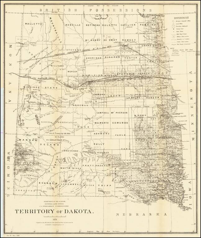 Territory of Dakota. 1879
