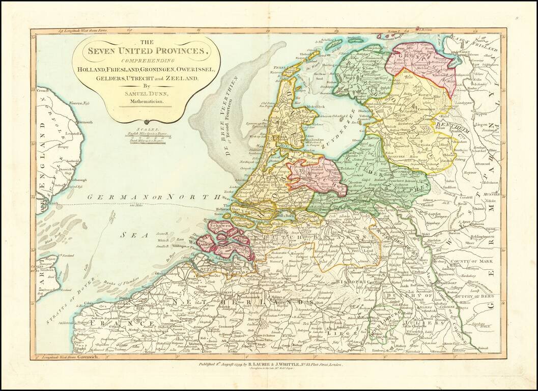 The Seven United Provinces  Comprehending Holland, Friesland, Groningen, Owerissel, Gelders, Utrecht and Zeeland . . .
