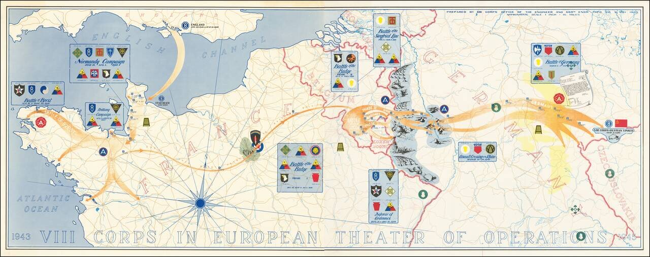 VIII Corps In European Theater of Operations