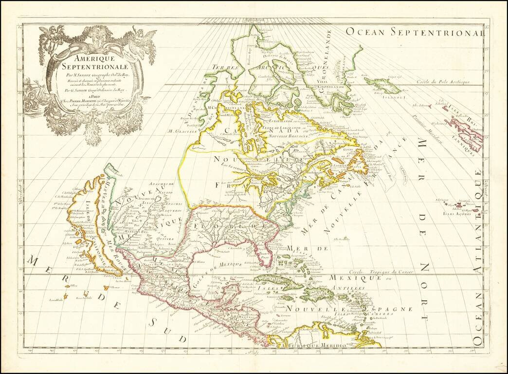 Amerique Septentrionale  . . . 1669