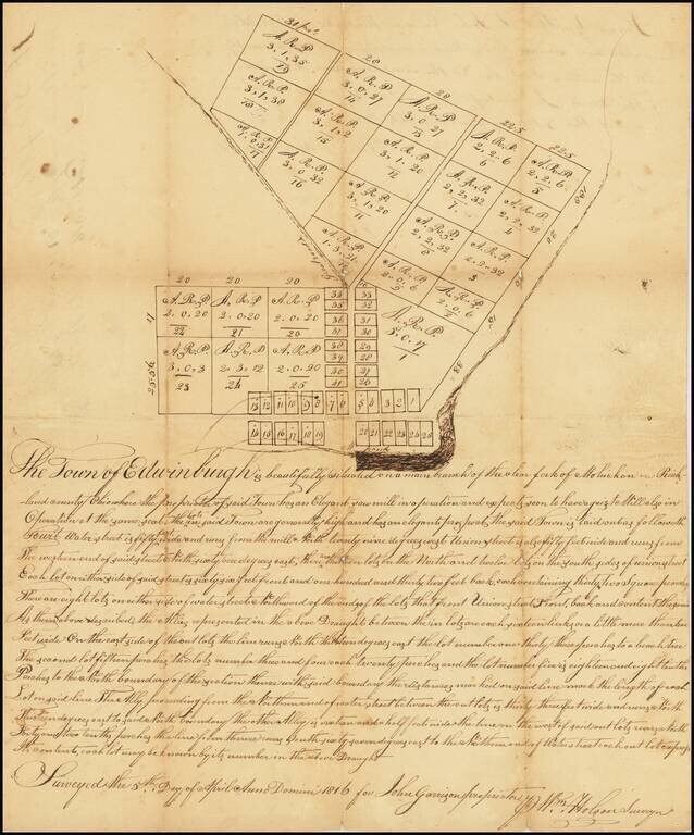 [Edwinburgh, Ohio] (Millsboro Township, Richland County)