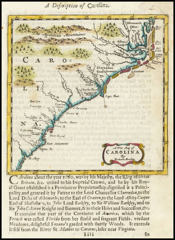 A New Map of Carolina