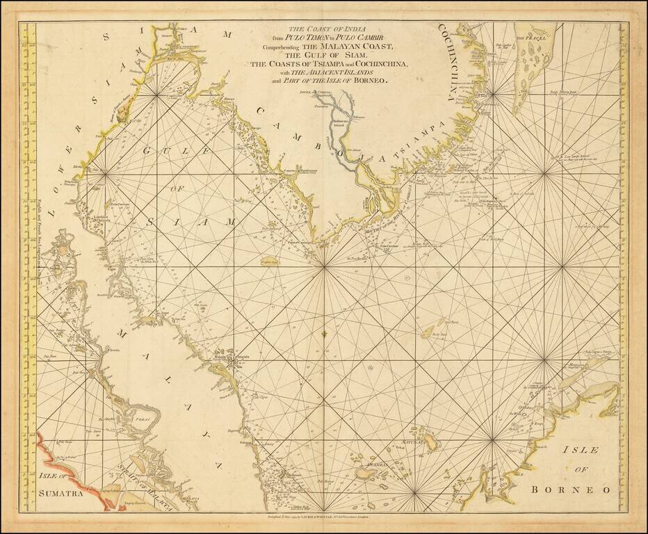 The Coast of India from Pulo Timon to Pulo Cambir Comprehending The Malayan Coast; The Gulf of Siam, Teh Coasts of Tsiampa and Cochinchina, with The Adjacent Islands and Part of the Isle of Borneo