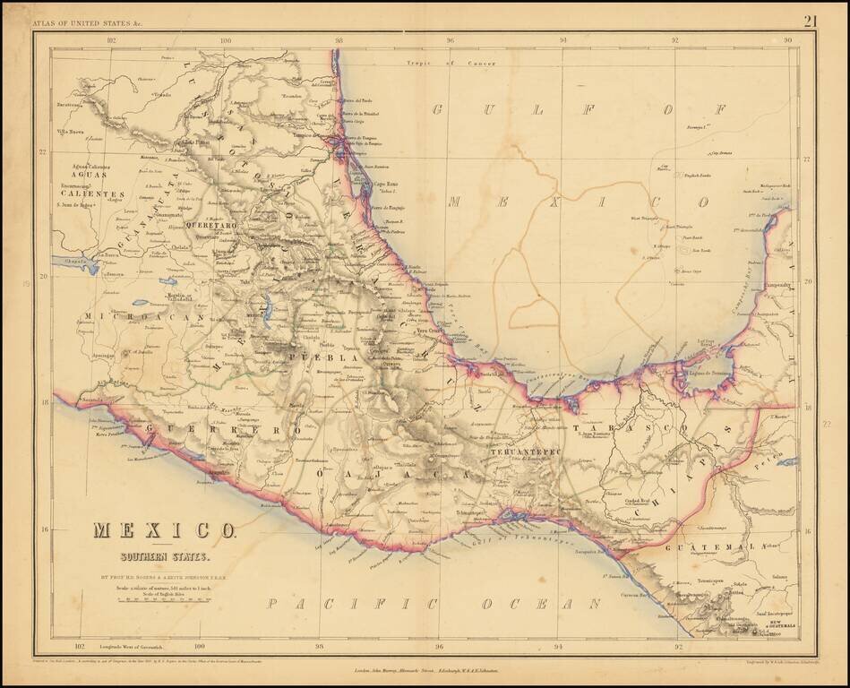 Mexico Southern States.