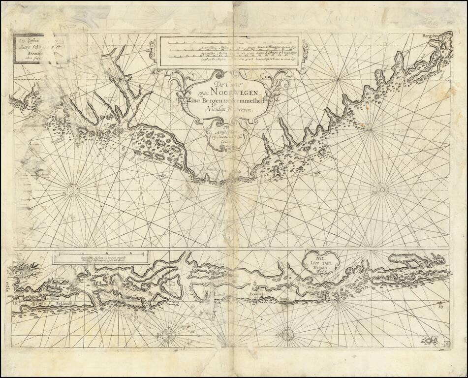 Pascaerte van West Indien van de Caribes tot aen de Golfo van Mexico