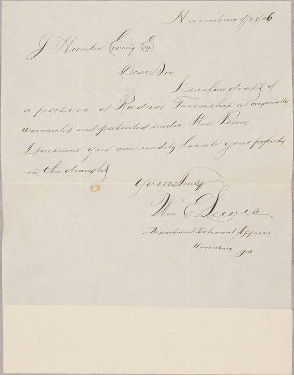 James Hunter his Book of Draughts of his Lands Surveyed Part Pattented & the Remainder on Warranty Orders -- 1767.