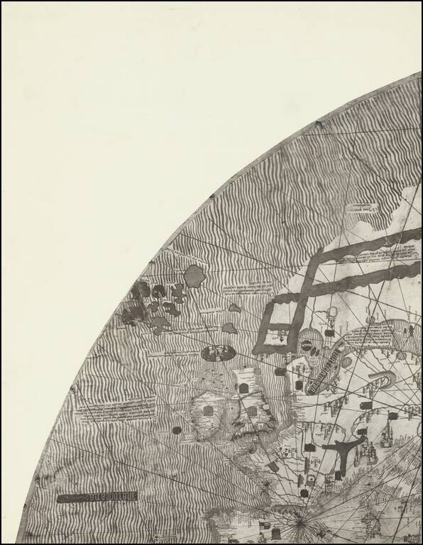 [Early Photographic Facsimile of the Catalan-Estense World Map]