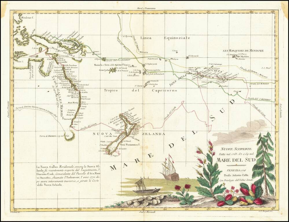 Nuove Scoperte Fatte nel 1765, 67 e 69 nel Mare Del Sud . . . . 1776