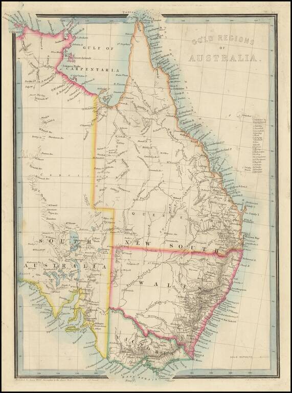 Gold Regions of Australia (and) Western Australia