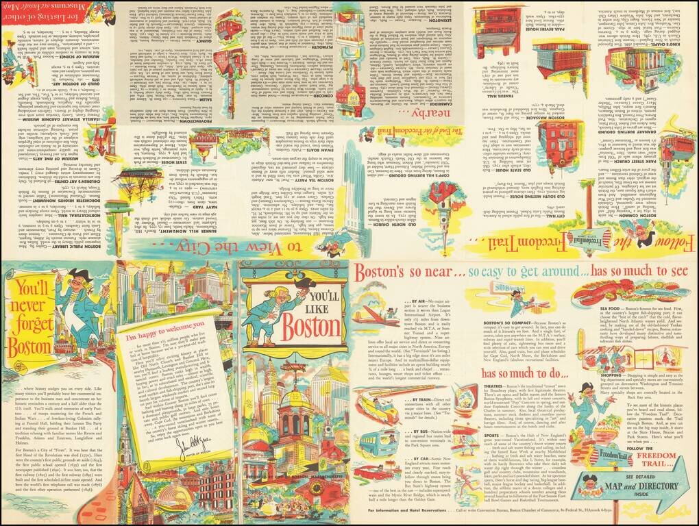 City of Boston Visitor's Map and Directory . . .