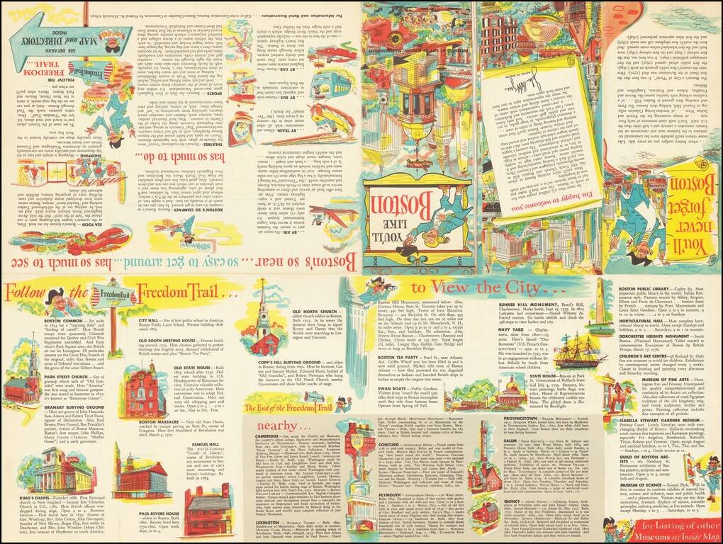 City of Boston Visitor's Map and Directory . . .