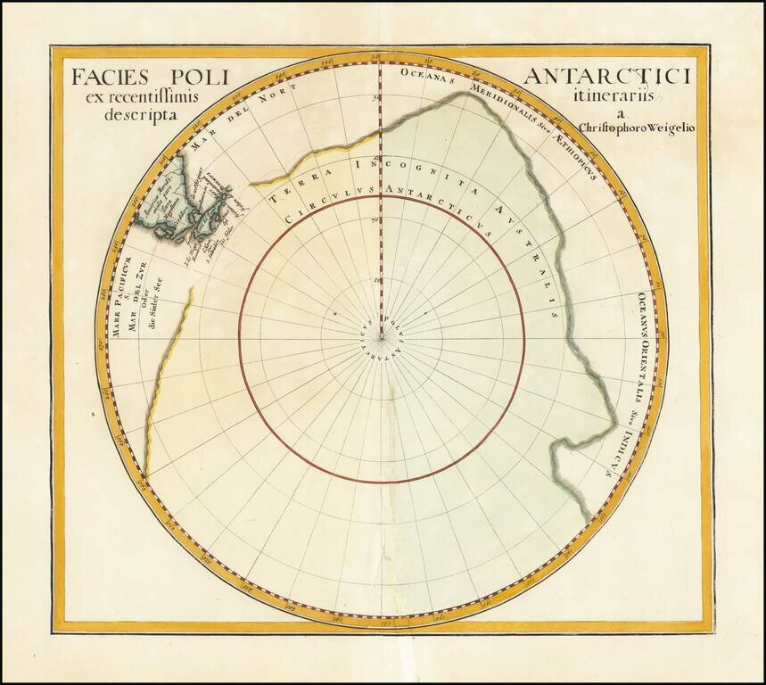 Facies Poli Antarctici ex recentissimis itinerariis descripta . . .