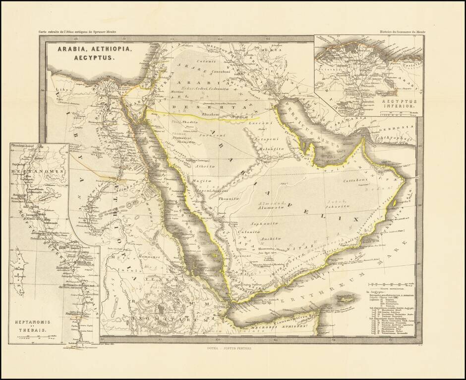 Arabia, Aethiopia, Aegyptus