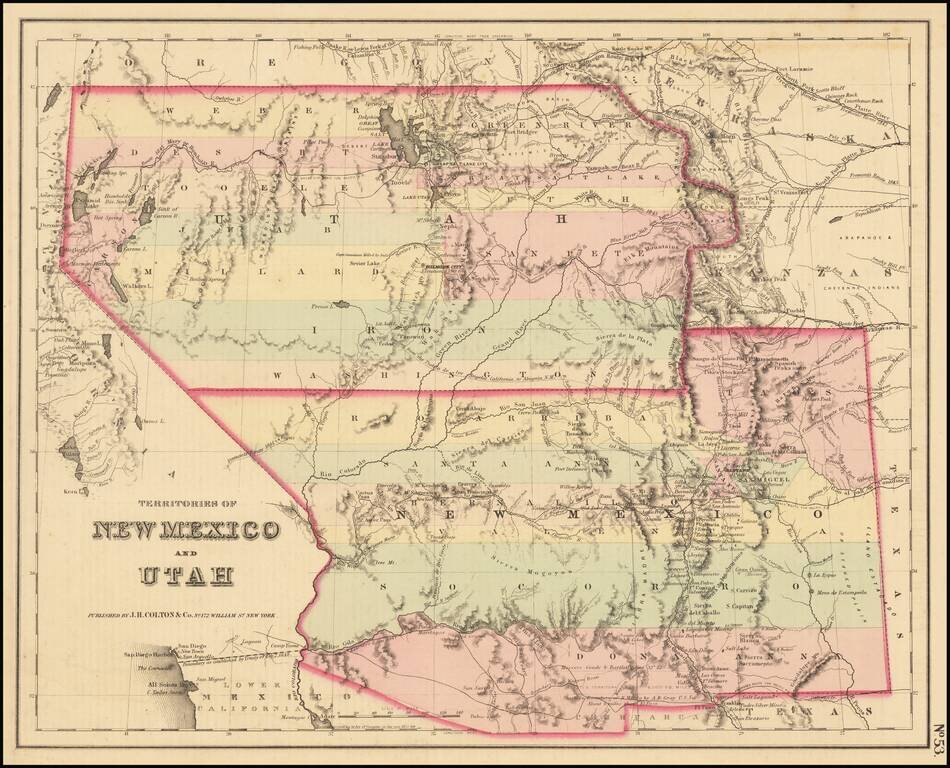 Territories of New Mexico and Utah