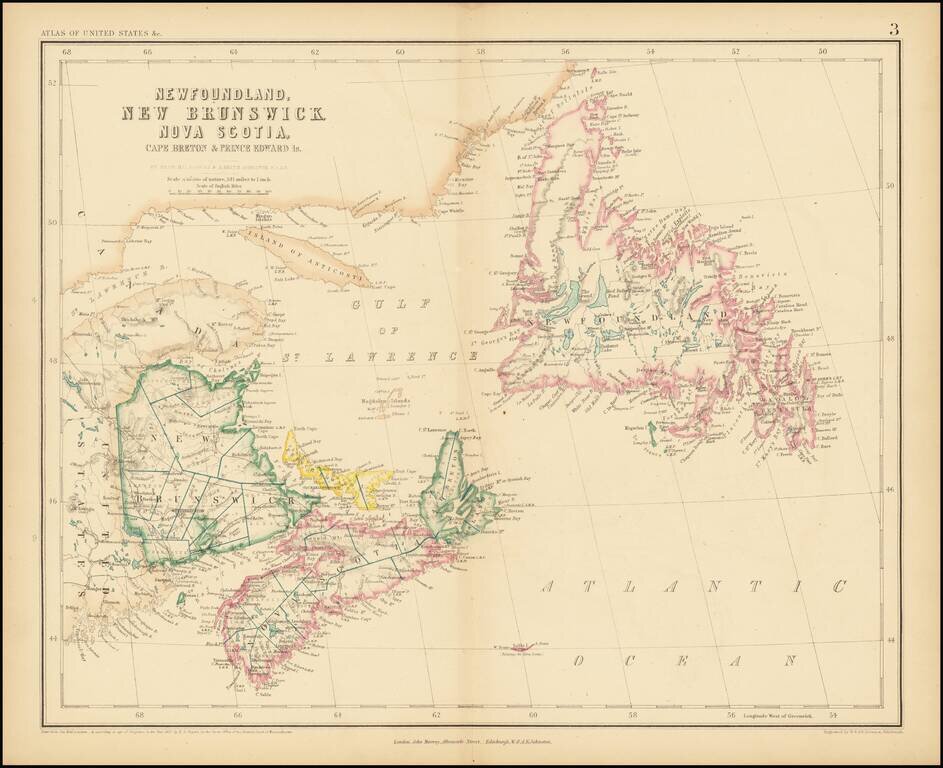 Newfoundland, New Brunswick, Nova Scotia, Cape Breton & Prince Edward Is.