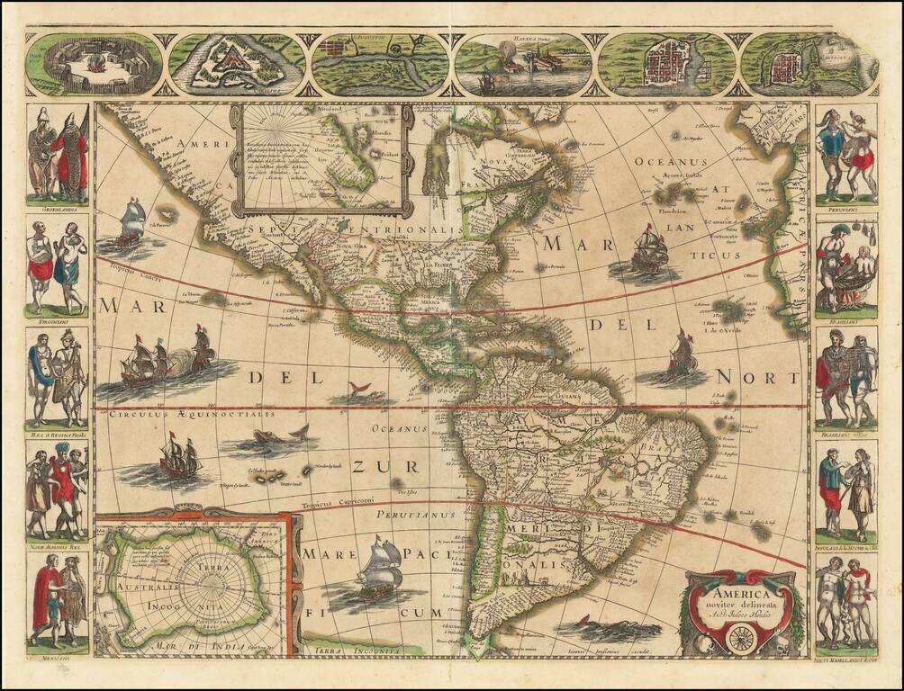 America noviter delineata Auct. Judoco Hondio . . .