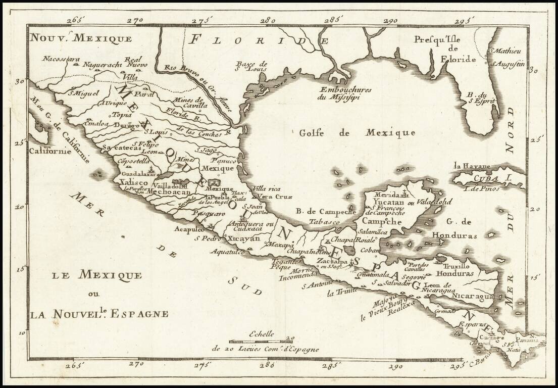 Le Mexique ou Nouvelle Espagne