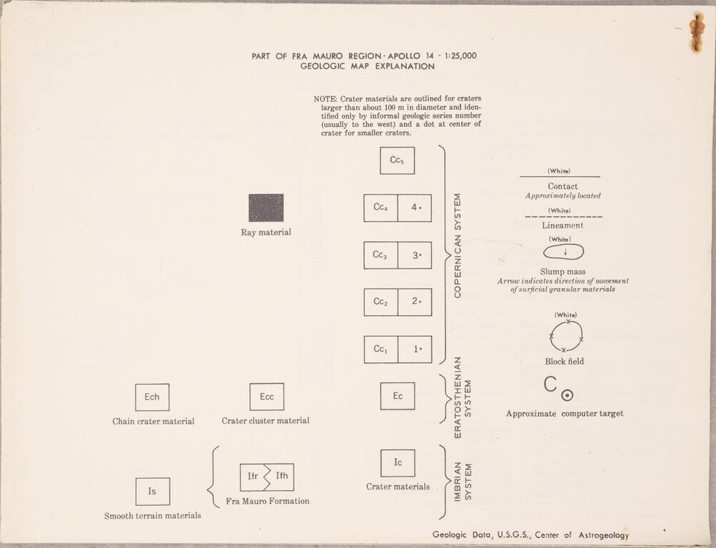 [Apollo 14 Atlas, Images of the Fra Mauro Region and Geologic Explanation]