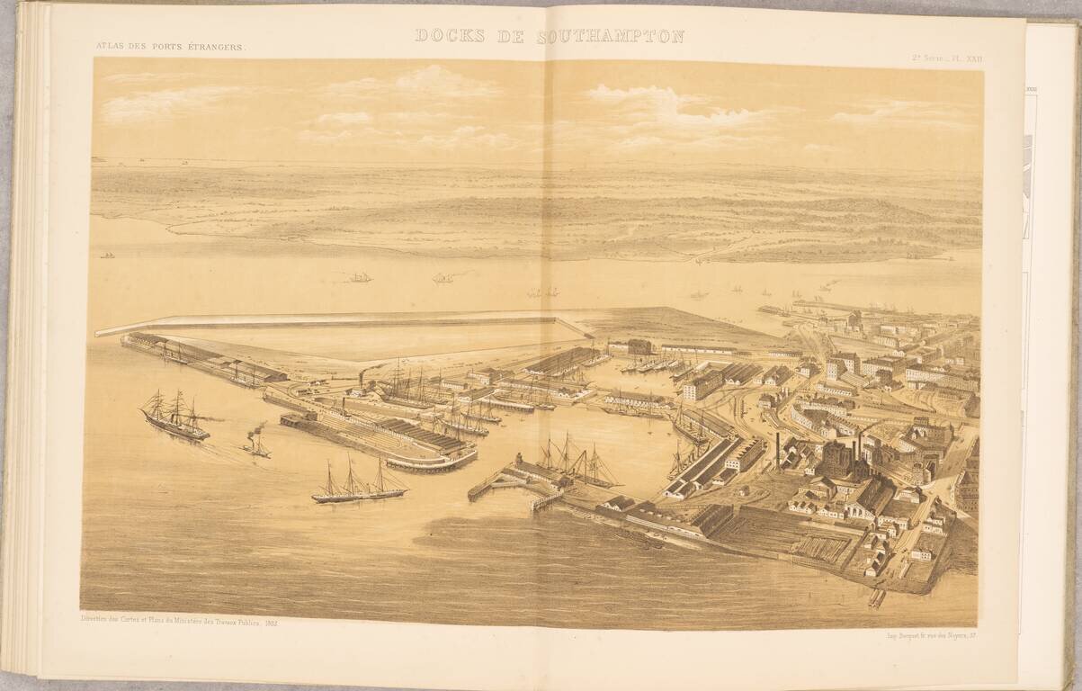 Atlas des Ports Etrangers.. Premiere Livraison . . . M DCCC LXXXIV (Includng Charleston & Boston)