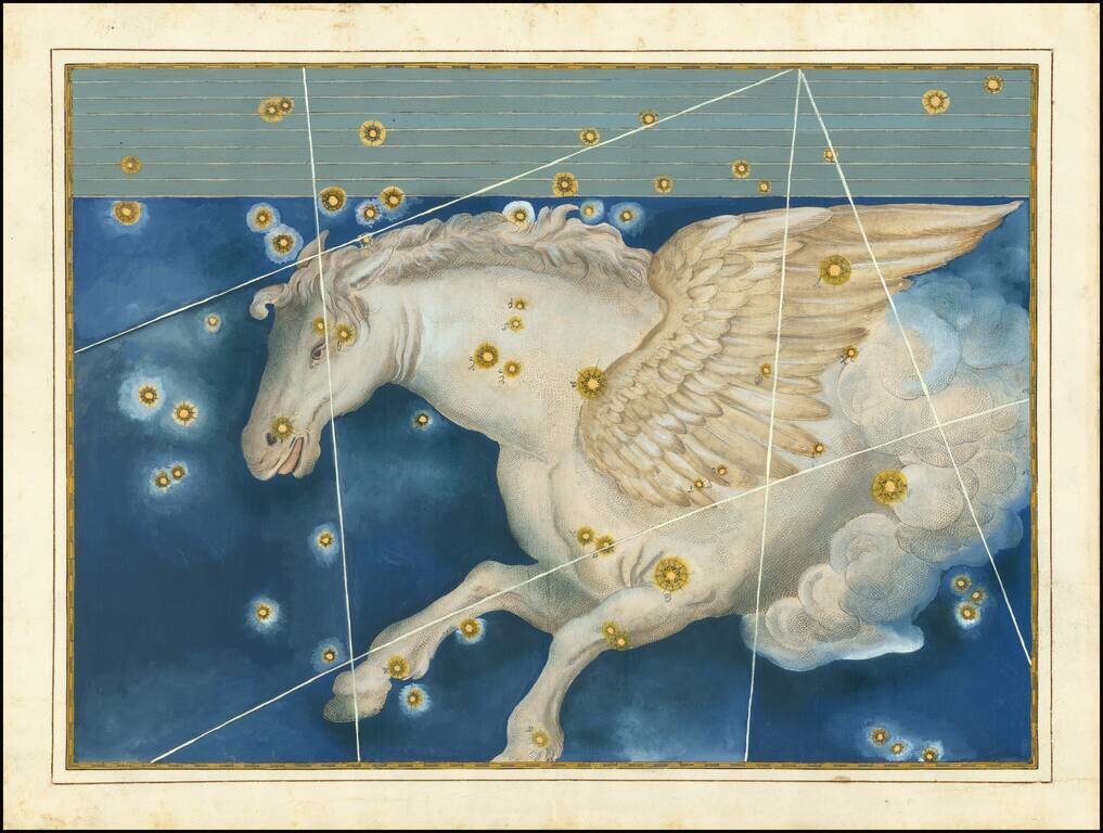 [ Pegasus ] (Stars Heightened in Gold)