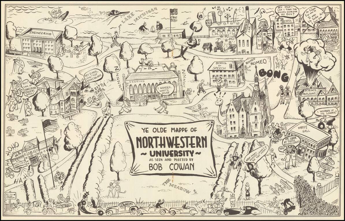 Ye Olde Mappe of Northwestern University
