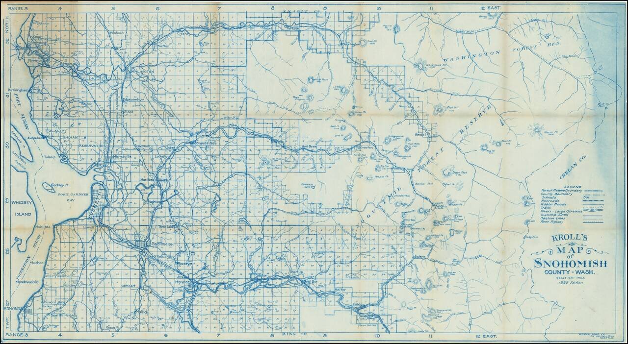 Map of Snohomish County