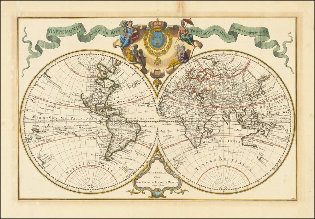Mappmonde a l'usage du Roy . . .