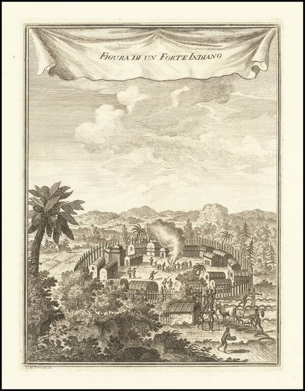 Figura di Un Forte Indiano