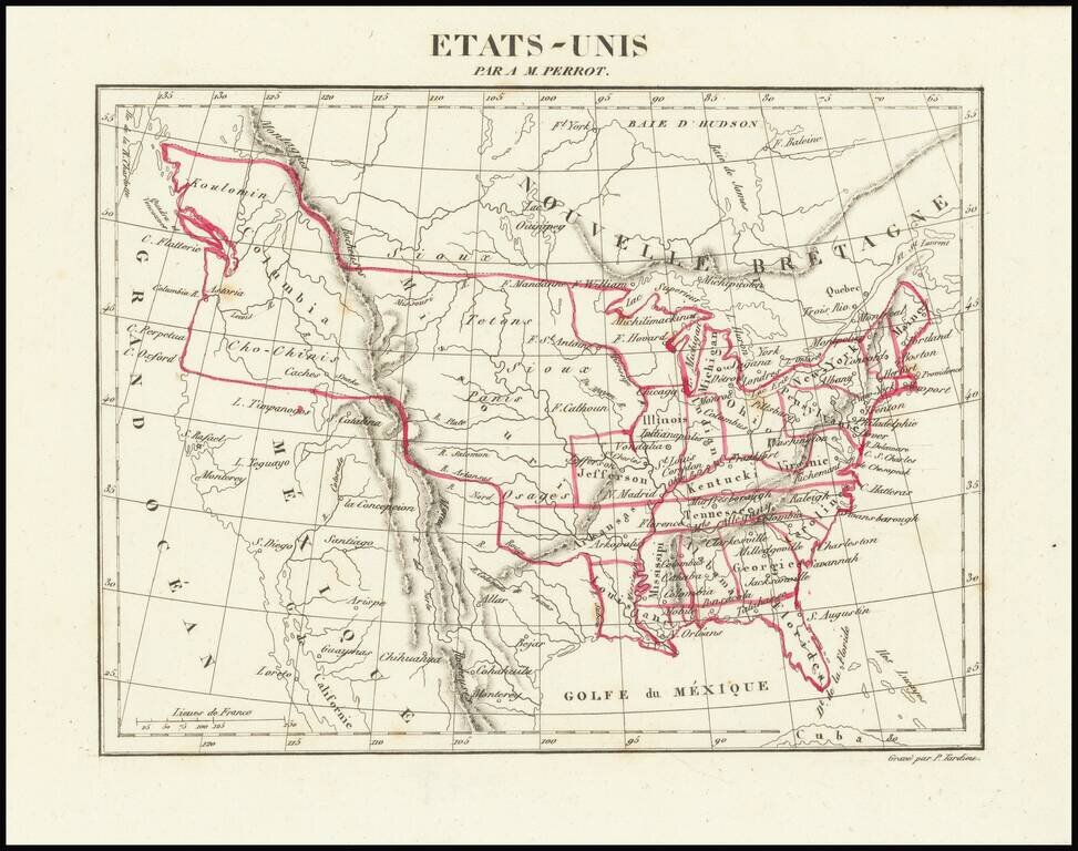 [Missouri named Jefferson]  Etats-Unis par A.M. Perrot