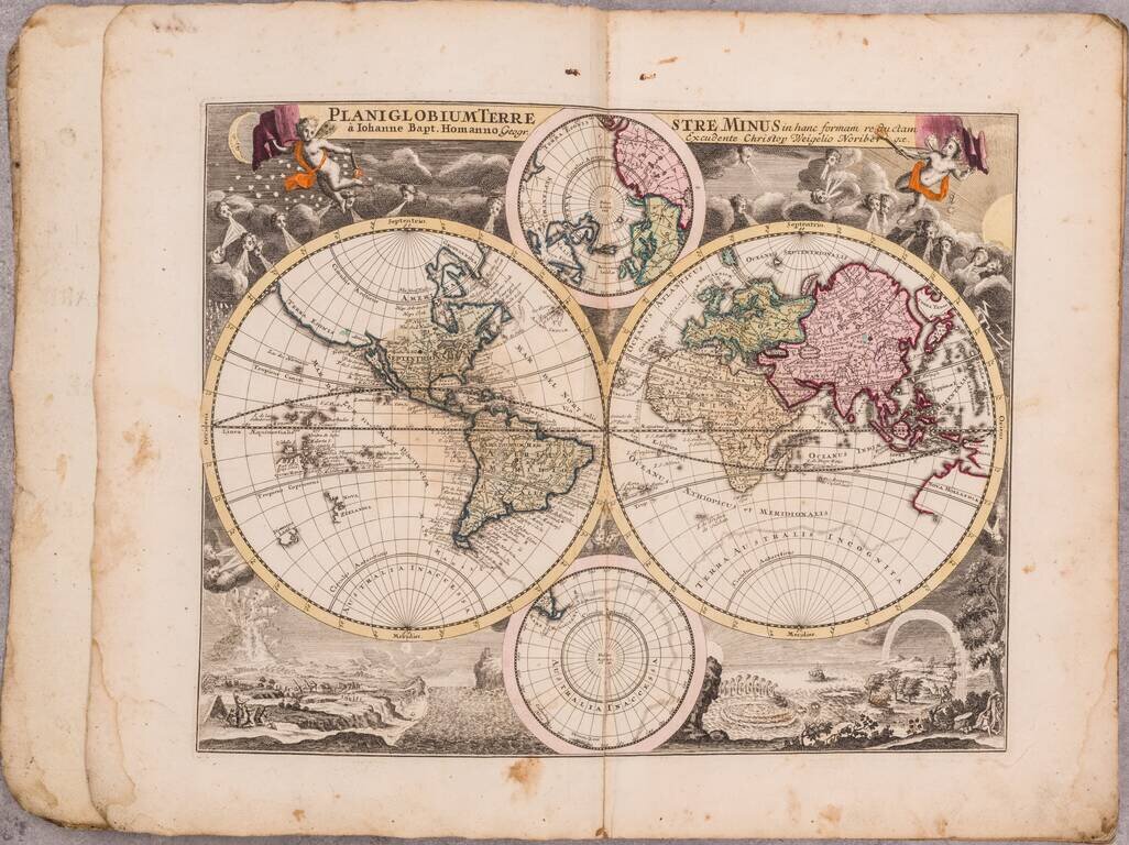 Atlas Manualis Scholasticus et Itinerarius Complectens Novae Geographiae Tabulas XXX cum Gratia et Pprivilegio Sacreae Caesareae Maiestatis Excusas a Christophoro Weigelio Sculptore et Cive Norimbergensi
