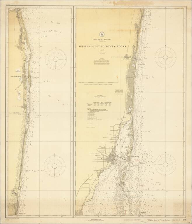 Florida Jupiter Inlet to Fowrey Rocks
