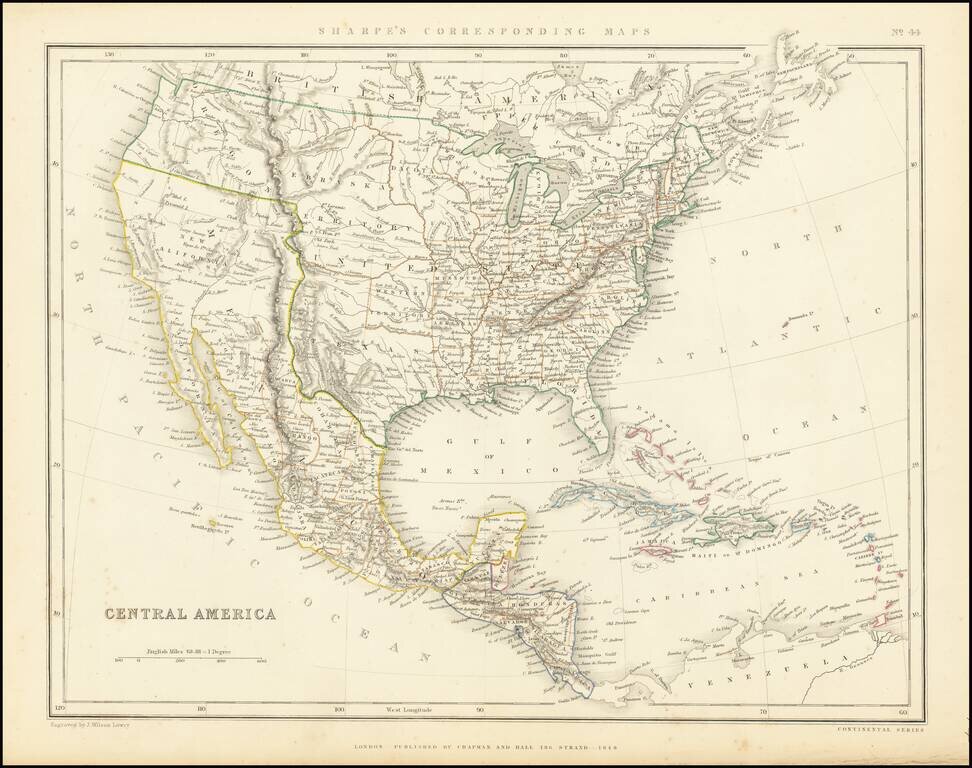 [United States, Texas & Upper California] Central America