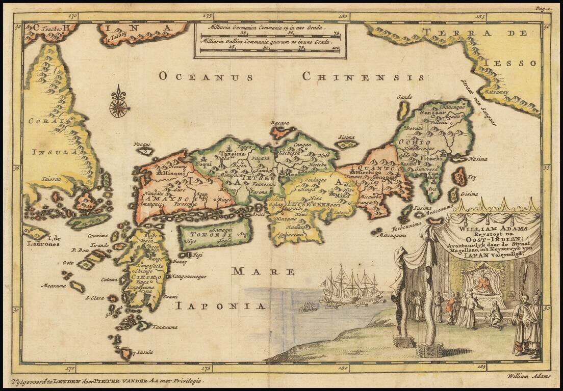 [Japan and Island of Korea] William Adams Reystogt na Oost-Indien; Avontuurlyle  door de Straat Magellaan in't Keyzerryk van Iapan Voleyndigd
