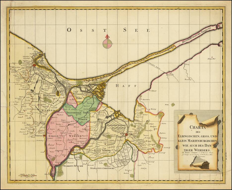 Charta des Elbingischen, gros, und klein Marienburgischen wie auch des Danzinger Werders . . .