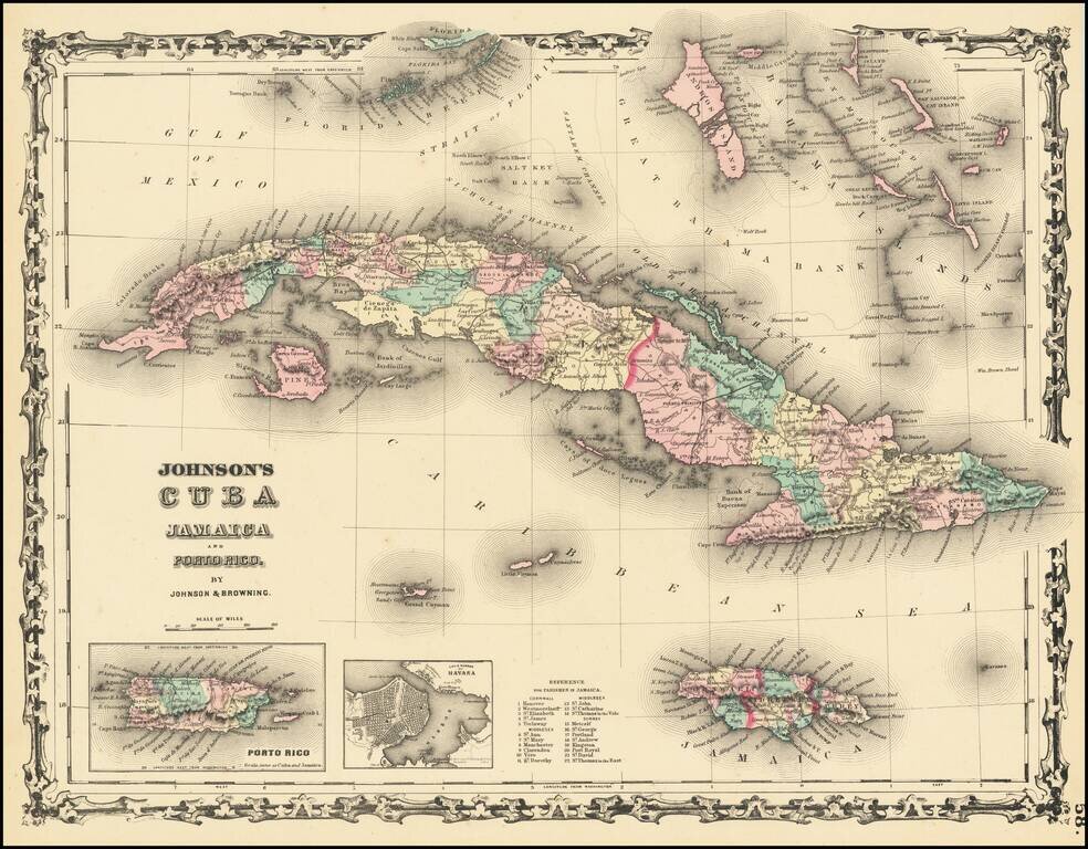 Johnson's Cuba Jamaica and Porto Rico