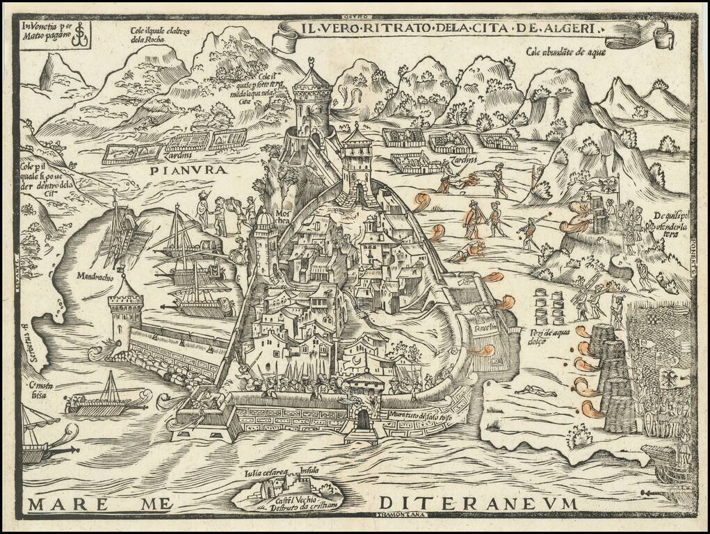 Il Vero Ritrato Dela Cita De Algeri