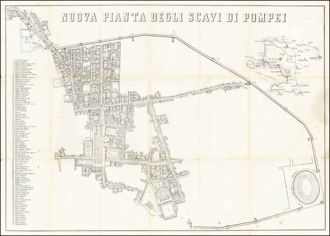[Pompei]  Nuova Pianta Degli Scavi di Pompei