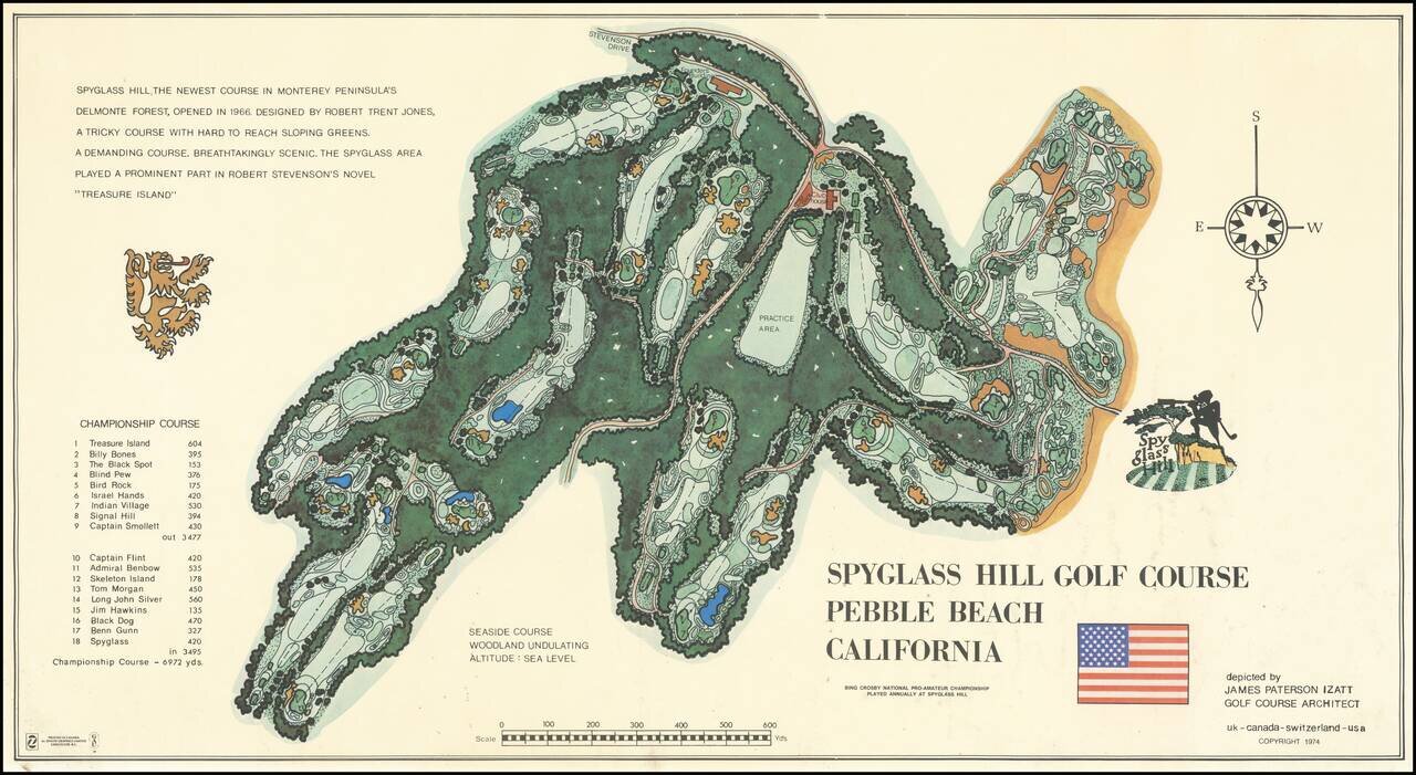 Spyglass HIll Golf Course Pebble Beach California, USA