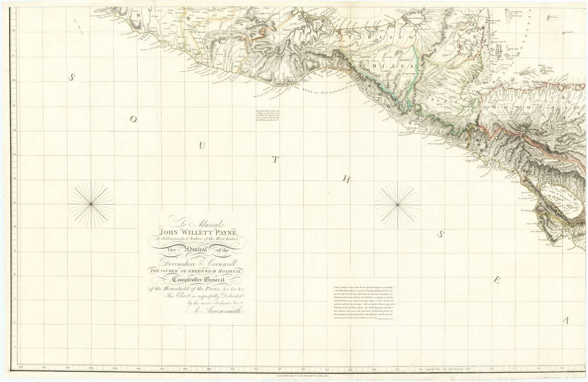 Chart of the West Indies And Spanish Dominions in North America.  By A. Arrowsmith.  1803.