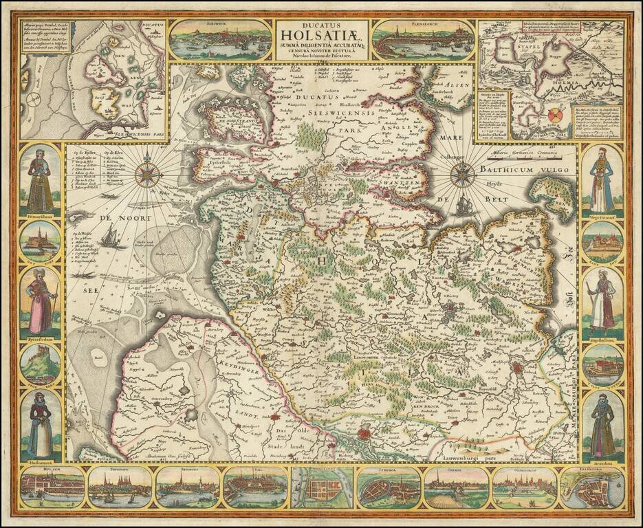 Ducatus Holsatiae, summa diligentia accurataq . . . 1644