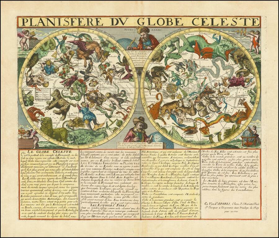 Planisfere Du Globe Celeste