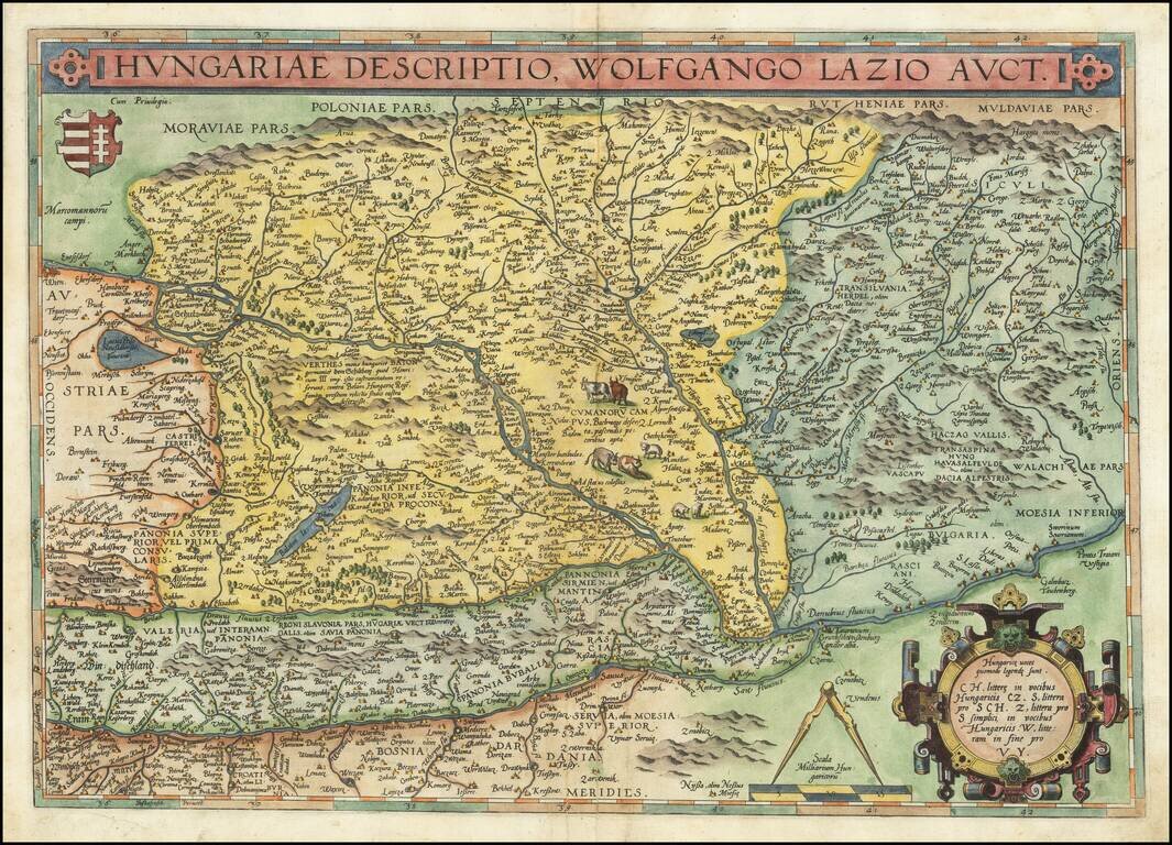Hungariae Descriptio, Wolfgango Lazio Auct.