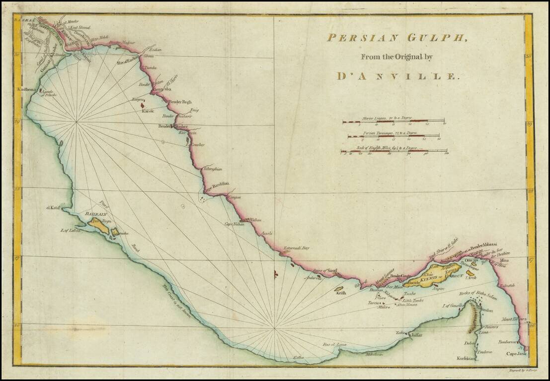 Persian Gulph, from the Original by D'Anville