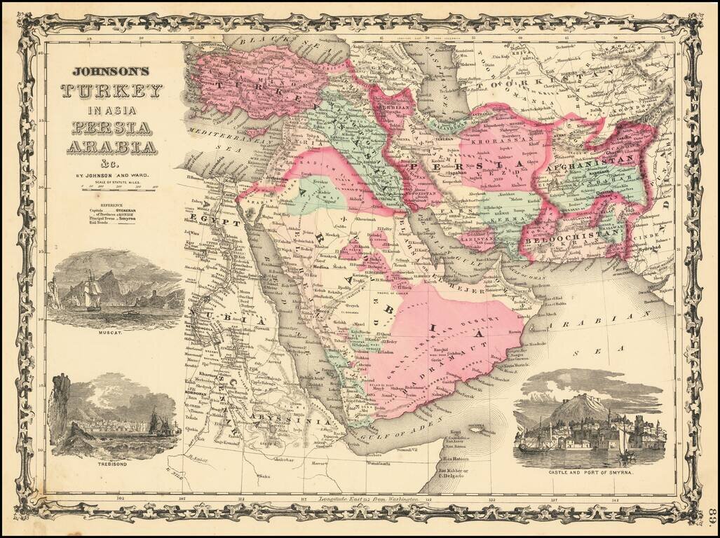 Johnson's Turkey in Asia, Persia, Arabia, &c.