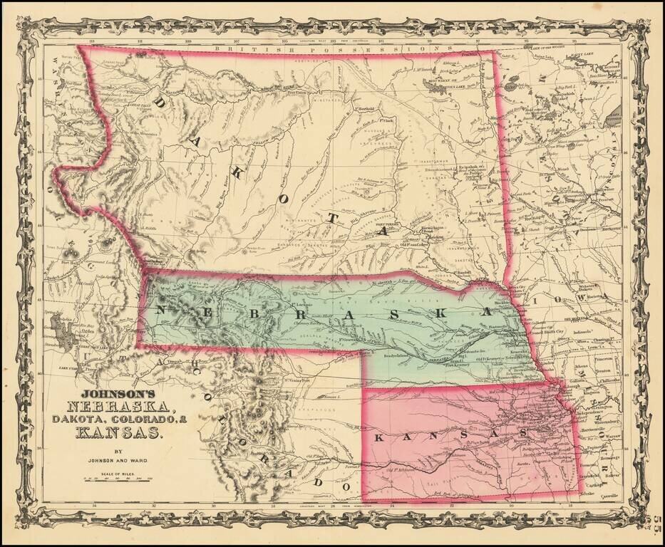 Johnson's Nebraska, Dakota, Colorado & Kansas