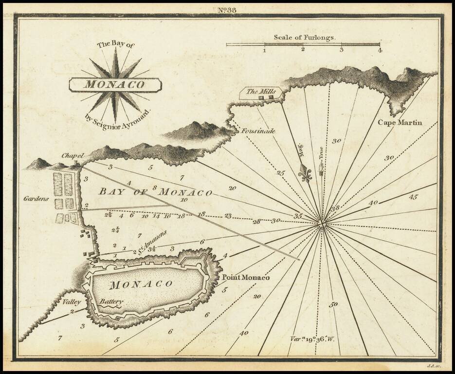 The Bay of Monaco by Seignior Ayrouard.