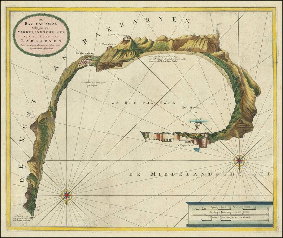 De Bay Van Oran Geleegen in de Middelandsche Zee Aan De Kus Van Barbaryen . . . 1725